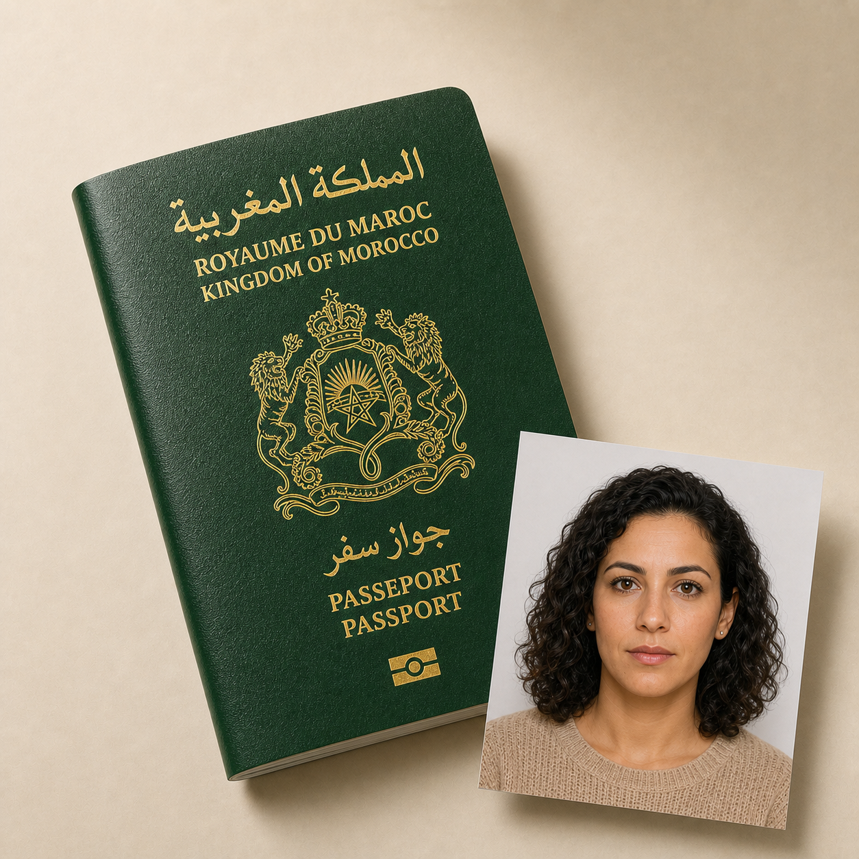 Morocco Passport photo product preview