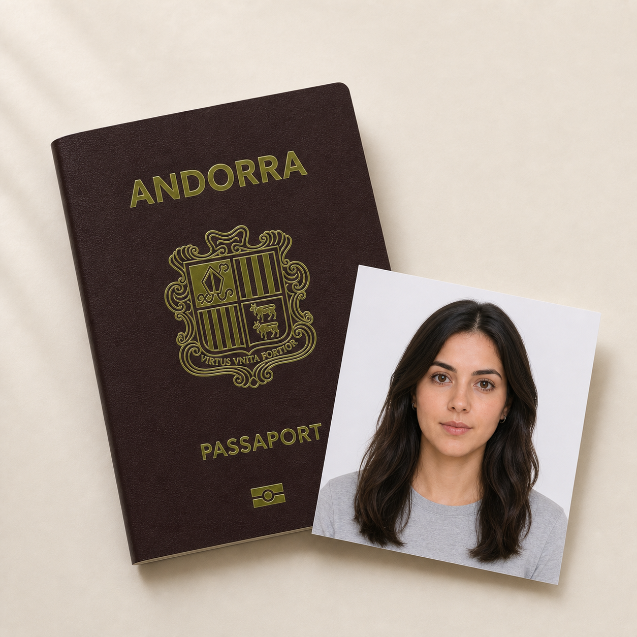 Andorra Passport photo product preview